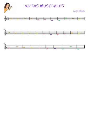 Notas musicales