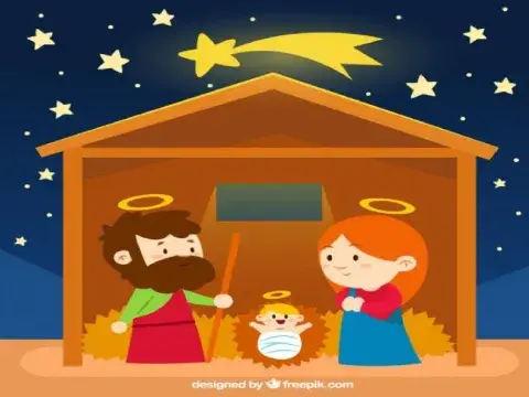 Colocar las piezas del portal de Belén