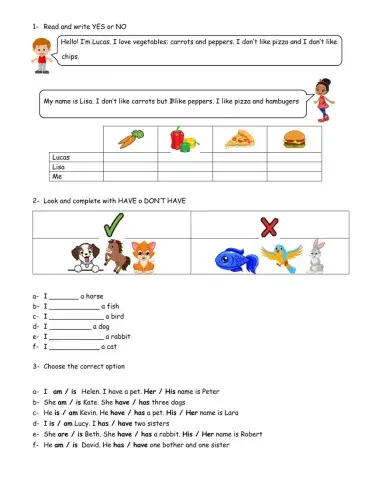 Repaso: like-have-can