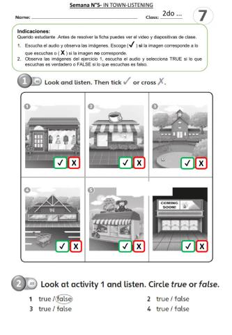 SEMANA 5- Listening In town