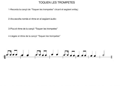 Dictat rítmic (5è, 5)