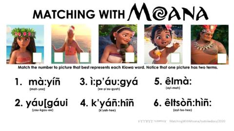 Kiowa Language: Matching people terms