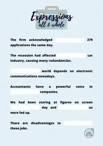 Expressions with all and whole