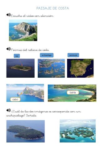 Paisajes de costa