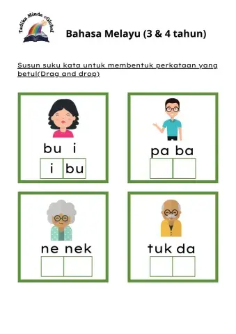 3 & 4 Tahun: BM (Keluarga 1)