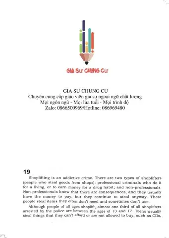 Trắc nghiệm Kỹ năng đọc hiểu Tiếng Anh số 07