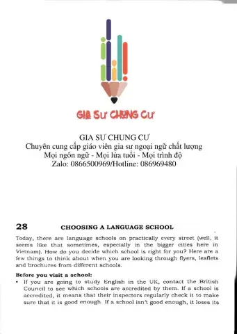 Trắc nghiệm Kỹ năng đọc hiểu Tiếng Anh số 10