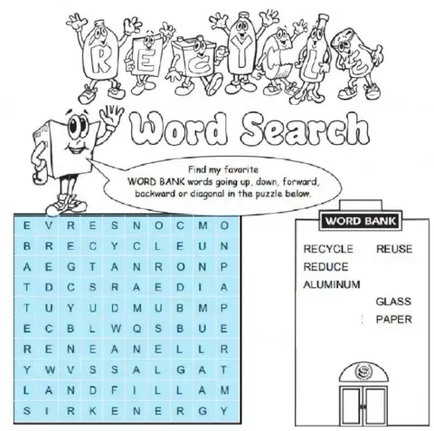 Earth day word search
