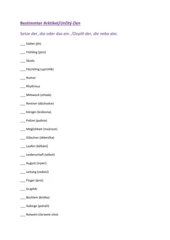 Bestimmter Artikel 2