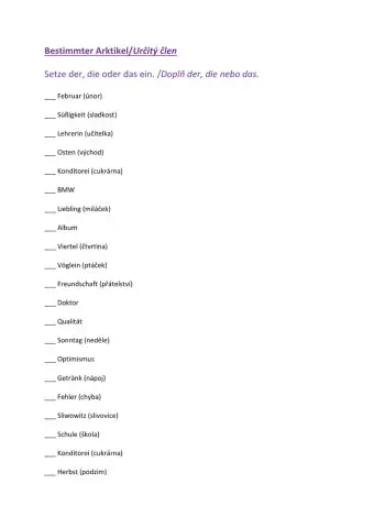 Bestimmter Artikel 4