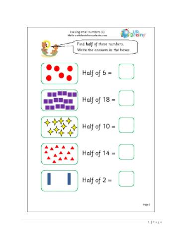 Finding Half of a Number