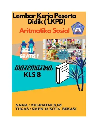 Lkpd aritmatika sosial