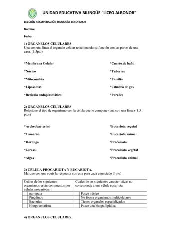 Lección de recuperación