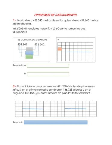 Problemas de razonamiento