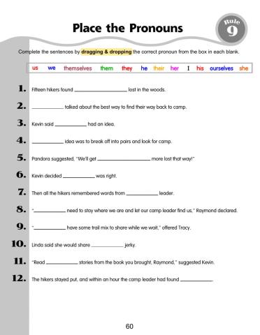 Q2 grammar Pronouns p60