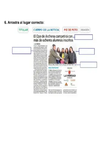 Partes de una noticia