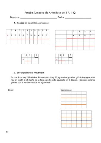 Sumativa de Aritmética