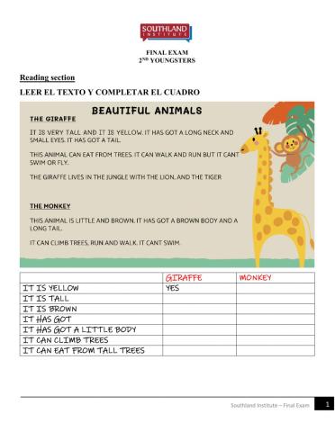 YOUNGSTERS FINAL EXAM