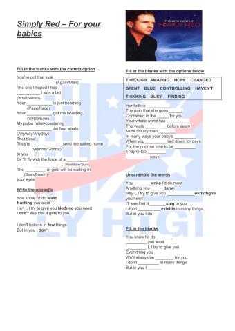 Simply Red - For Your Babies