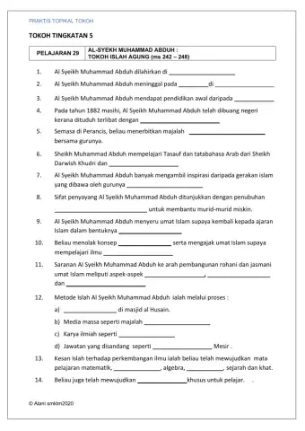 Praktis topikal tokoh