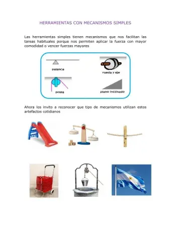 Herramientas con Mecanismos Simples