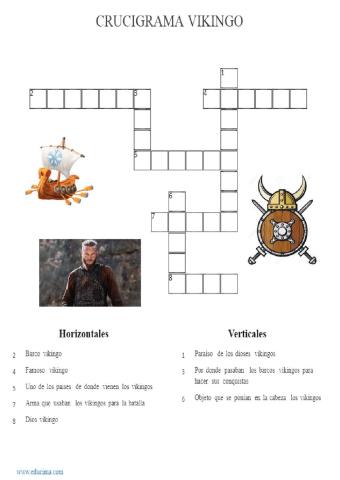 Crucigrama vikingo