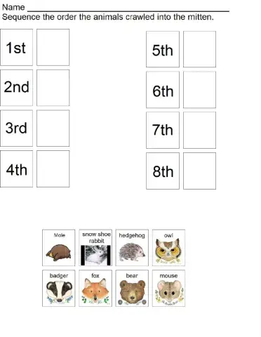 The Mitten Sequencing