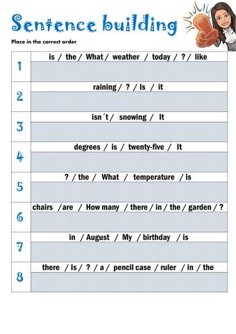Building sentences