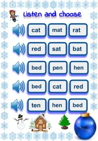 Cvc word families -ed -en
