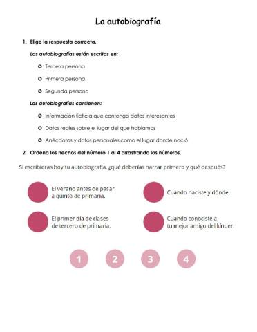 La autobiografía