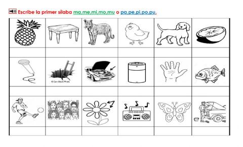 Escoge la primera sílaba de la m o la p (2).