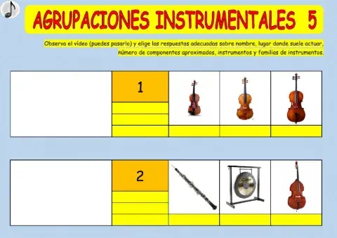 AGRUPACIONES INSTRUMENTALES 5