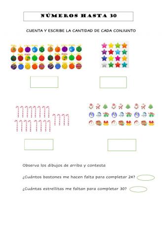 Números hasta 30