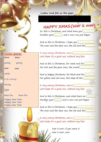 Happy Xmas (War is Over)