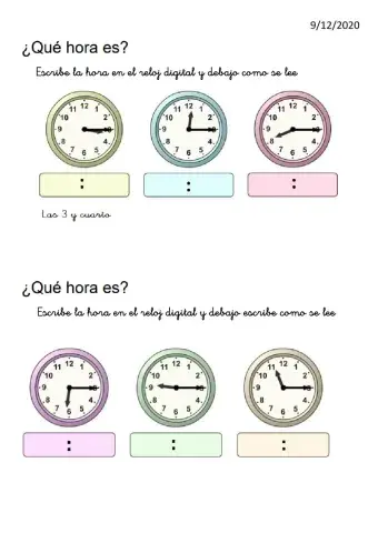 El reloj