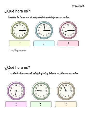 El reloj