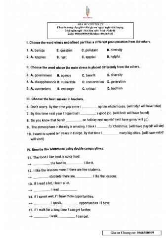 Lớp 12 - Kiểm tra 45 phút Kiểm tra gì 1 số 2