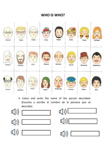 Who is who?