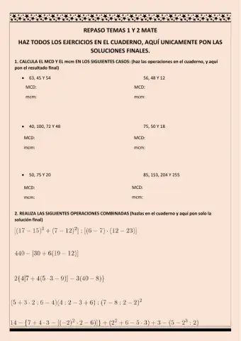 Numeros enteros y fracciones