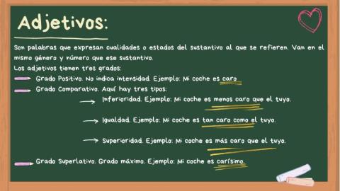 El Adjetivo y sus grados
