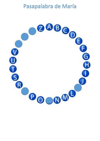 Pasapalabra de María