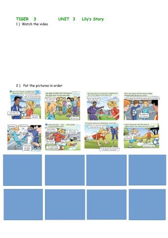 Tiger 3   UNIT 3    Lily's Story