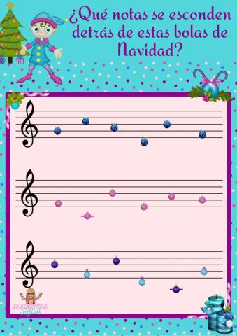 Unas notas muy navideñas