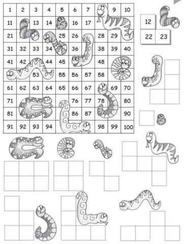 Numerele de la 0 la 100