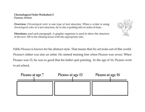 Text Mapping - Chronological Order 2