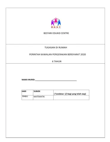 Tugasan pkpb matematik (6tahun) 9.12.2020