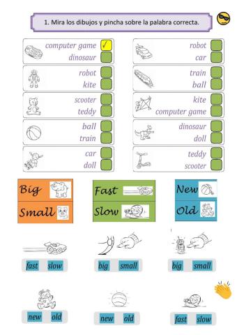 Toys. Big, small, old, new, fast and slow