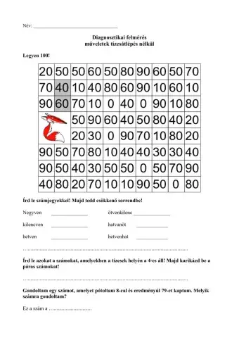 Diagnosztikai felmérés