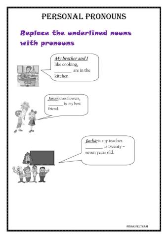 Personal pronouns