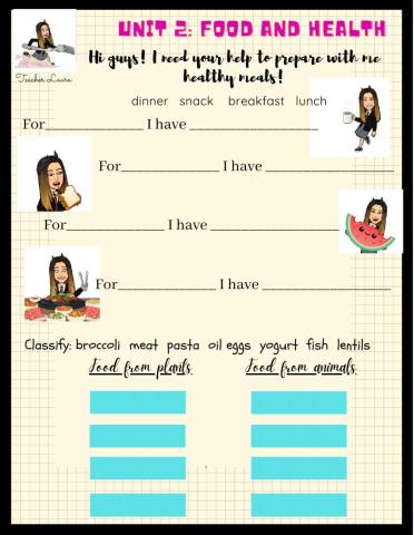Unit 2: Food and Health